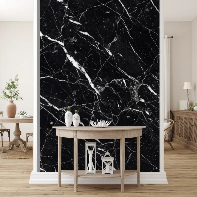 Marmerlook Nero Marquina Type 06 marmerlook-keuken-achterwand-nero marquina-type-06C