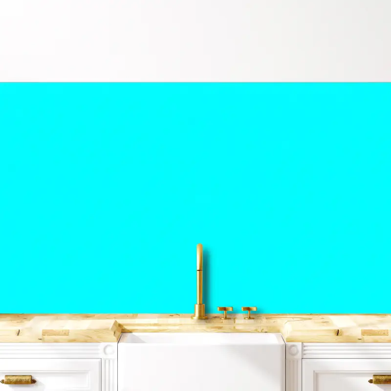 Cyaan Effen Kleur Cyaan Effen Kleur - Afbeelding 5