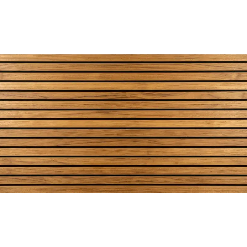 Houtlook akoestisch paneel teak houtlook-akoestisch-paneel-teak